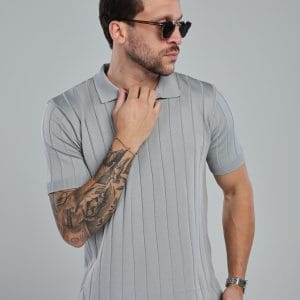 Polo Italiana Texturizada Listras