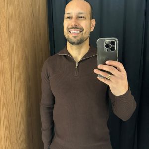 Sueter Gola Alta Com Ziper